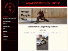 Tablet Screenshot of amagerkungfu.dk